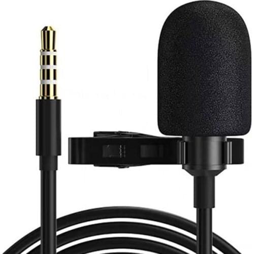 3.5MM/Type-C interface multi-function lavalier type K song live microphone video voice intelligent noise reduction microphone
