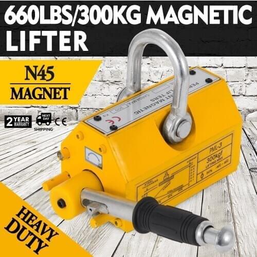 Industrial Magnetic steel plate Lifter 300KG Lifting Capacity Neodymium Magnet