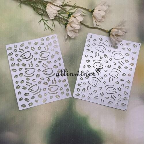Coffee beans frame Metal Cutting Dies Stencils For DIY Scrapbooking Decorative Embossing Handcraft Die Cutting Template