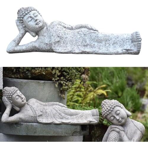 Buddha Statue Sculpture Home Decor Zen Garden Outdoor Decoration Stone Meditation Buddha Figurines Ornaments