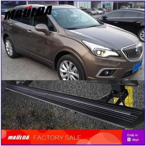High quality aluminium alloy Automatic scaling Electric pedal side step running board for Envision 2014-2017