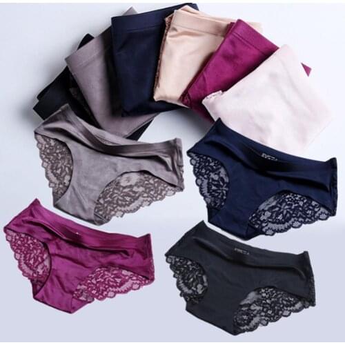 1pcs Brand Sexy Women Underwear High Quality Women Panties Seamless Underwear Solid Lingerie Underwear Women Sexy Lace Underwear