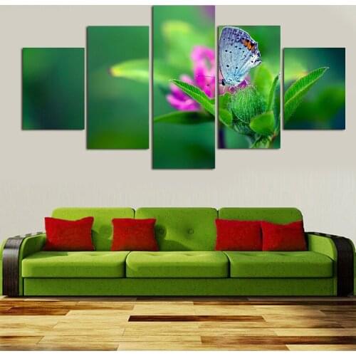 5PCS Green Plants Canvas Wall Art Decor Painting Wall Picture Canvas Art Print From Photo On Canvas Home Decor For The House