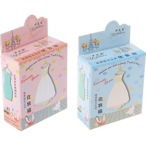 50Pcs Care Face Facial Wash nature Cotton Pads Cosmetic Makeup Health Skin 667D