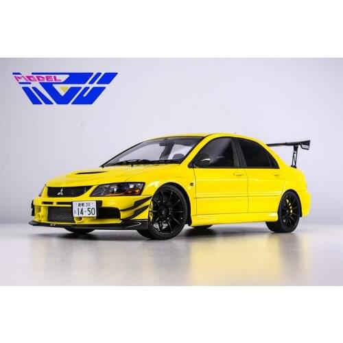 AGU 1:18 Mitsubishi LancerEvolution IX EVO 9 JDM Refit Limited Edition Resin Metal Die Casting Model Racing Static Toys