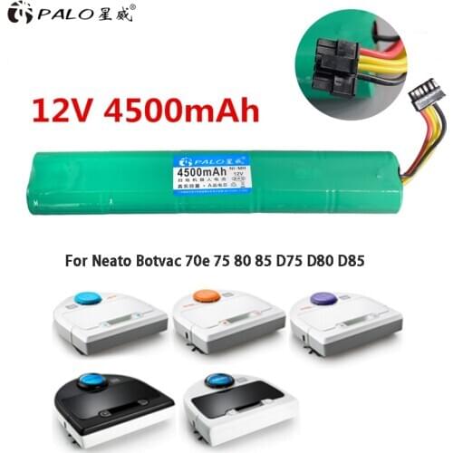 PALO 12V Ni-MH Battery For Neato Botvac 70E 75 80 85 D75 D8 D85 Vacuum Cleaners Rechargeable Battery