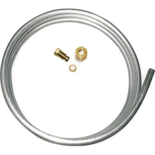 Earth Star 1/4" Aluminum Tubing with compression olive Fittings M10x1 female and Male Length 1meter gas water heater parts