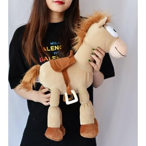 Free Shipping 52cm Plush Bullseye The Horse Figure Soft Kids Doll For Childrens Gift