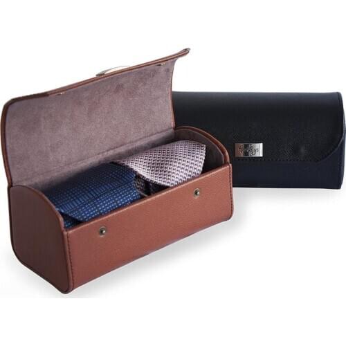 Cordays - Tie Travel Case in Genuine Leather