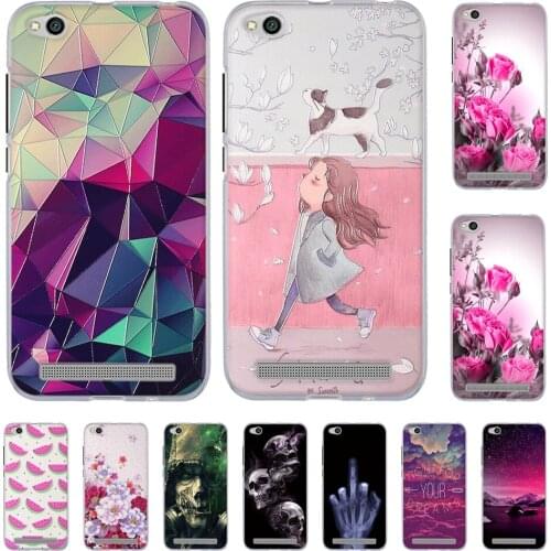 Print Painted TPU Cover For Xiaomi Redmi 5A Back Phone Case For Xiaomi Redmi 5 A Soft Silicone Shells For Xiaomi Redmi 5a Bags
