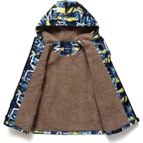 New 2021 Boys Jackets Coats Spring Autumn Winter Kids Coat Windbreakers Waterproof Windproof Baby Boys Jacket Thick Warm