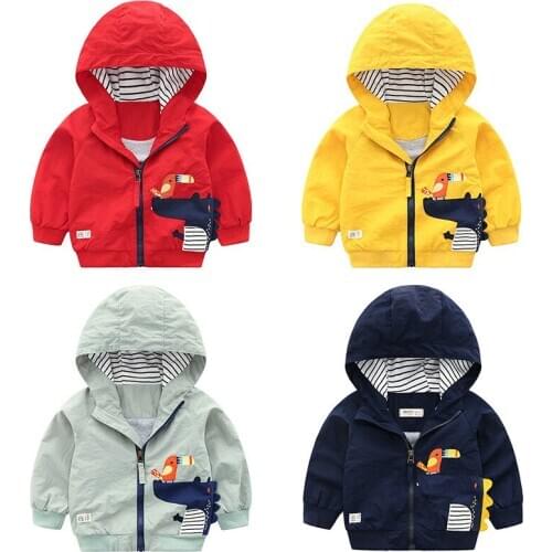Cute Cartoon Spring Children Coat Autumn Kids Jacket Boys Outerwear Coats Active Boy Windbreaker Baby Clothes Clothing