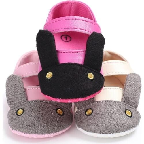 Cute Baby Shoes for Girls Soft Moccasins Shoe 2020 Spring Rabbit Baby Girl Sneakers Toddler Boy Newborn Shoes First Walker