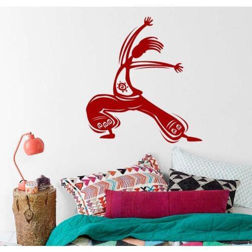 Little Yogi Wall Decals Vinyl Namaste Yoga Eastern Art Symbol Meditation Wall Sticker Yoga Interior Home Decoration Murals X715