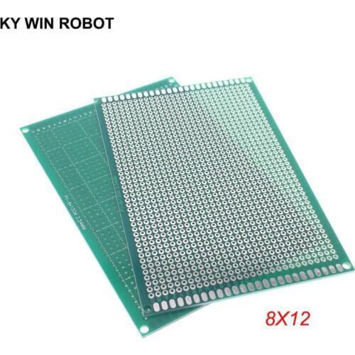 1pcs 8x12cm 80x120 mm Single Side Prototype PCB Universal Printed Circuit Board Protoboard For Arduino