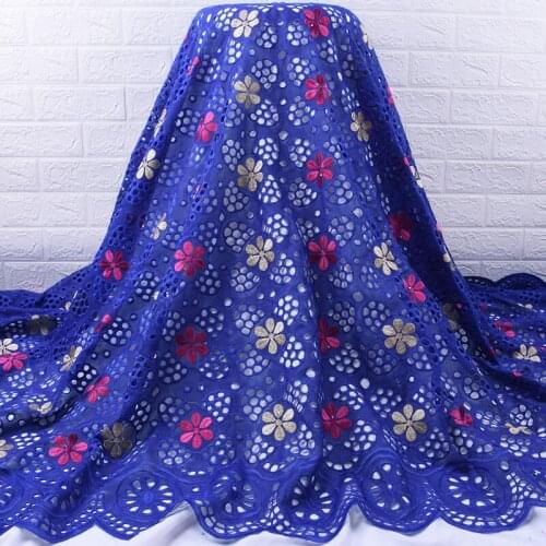 Zhenguiru Swiss Voile Lace In Switzerland High Quality African Nigerian Punch Cotton Lace Fabric For Wedding Matrtials A1800