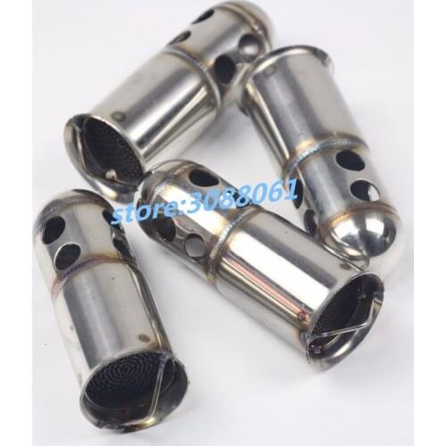 50mm Universal 140mm Length Motorcycle Exhaust Muffler Lengthened DB Killer Silencer Noise Sound Eliminator For Off Road Bike