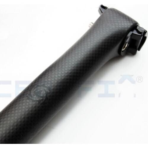 Aceoffix Carbon Fiber Bicycle Seat Post 31.8/33.9mm for Brompton Bike Folding Bicycle