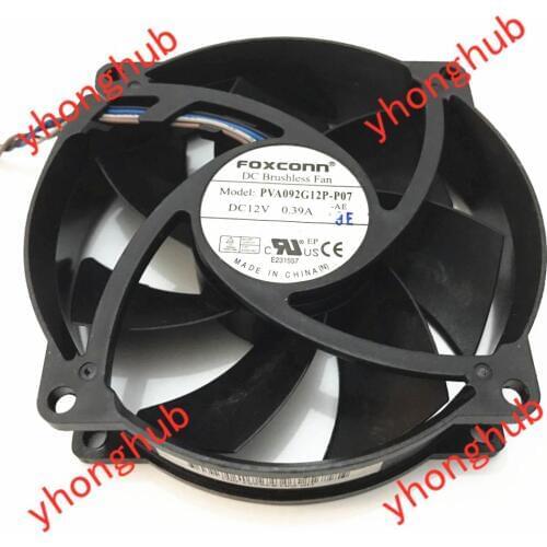 FOXCONN PVA092G12P P07DC 12V 0.39A 92x92x25mm Server Cooling Fan