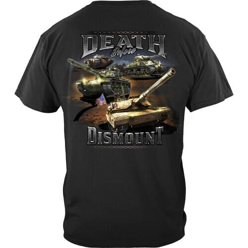 Military Death Before Dismount. US Army US Navy Patriotic T-Shirt Summer Cotton Short Sleeve O-Neck Mens T Shirt New S-3XL