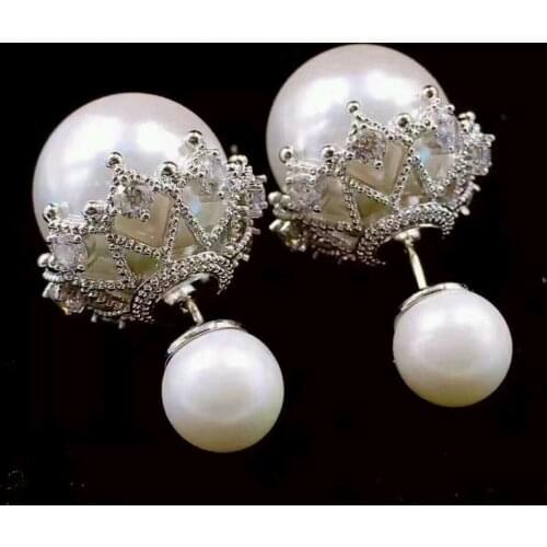 XB427 Luxury Designer Fashion 925 Sterling Silver shinning European style Jewelry leaves shaped wedding party bz