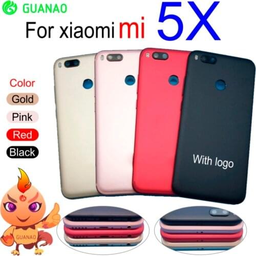 Back Battery Cover For Xiaomi Mi A1 Rear Door Case Chassis For MiA1 Battery Cover 5X Back Housing With Androidone Replace mi5x