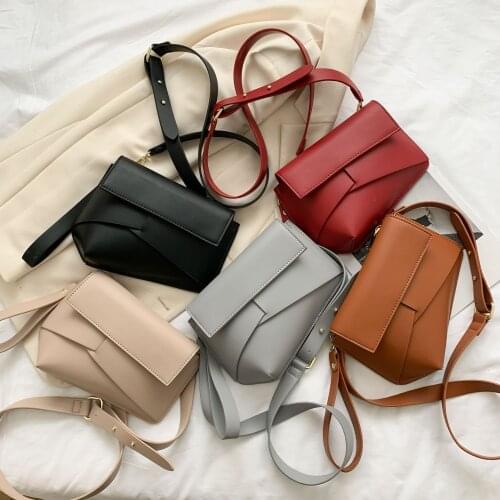 Irregular womens shoulder bag design travel diagonal bags simple and versatile portable womens mobile phone handbag