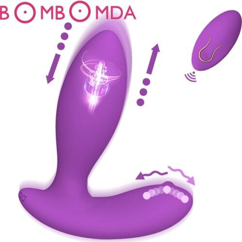Anal Vibrator for Man Wireless Remote Control Silicone Butt Plug for Gay Plug Sex Toy for Woman Adult Products Prostate Massager