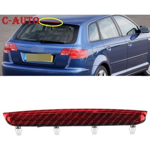 Car LED Rear Third Brake Light For Audi A3 Sportback S3 RS3 2004-2012 Car Rear High Level Brake Stop Light Lamp 8P4945097C
