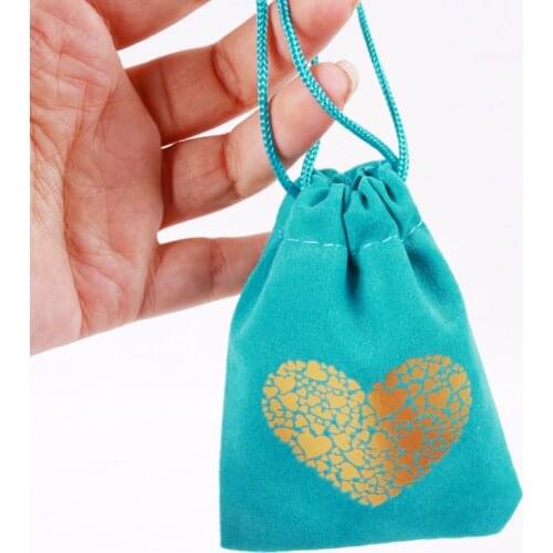High quality drawstring velvet bag pouch for jewelry gift accessories cosmetics ipad mini jade herb packing