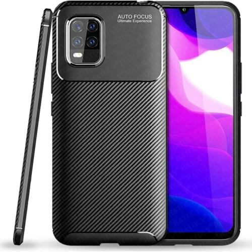 For Xiaomi Mi 10 Lite Case Cover Soft TPU Anti-knock Bumper Matte Back Cover Mi10 Mi 10 Lite 5G Phone Case For Xiaomi Mi 10 Lite