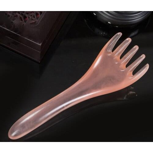 Hair comb Beeswax Five-claw Massager Head Scalp Face Acupoint Gua Sha Health Massage Tool Relieve Fatigue