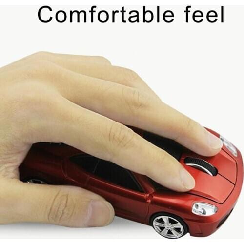 2.4GHz 1600 DPI Gaming Mouse USB 2.0 Men Sport Car Shape USB Wireless Optical Computer Mouse Ergonomic Mice For Laptop PC Mouse