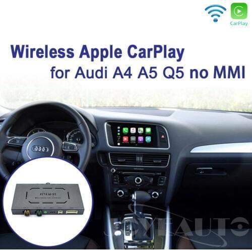 Joyeauto Wireless iOS/Android Carplay Retrofit 2009-2015 A4 A5 Q5 S5 B8 Non MMI for Audi Car Play Android Auto with Waze Spotify