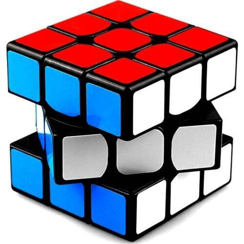 Classic Colorful 3x3x3 Three Layers Magic Cube Profissional Competition Speed Cubo Non Stickers Puzzle Magic Cube Cool Toy Boy