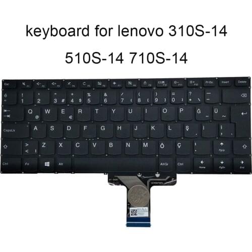 PM4C-UK turkish keyboard for lenovo Ideapad 310S-14 310S 14ISK 14IKB 510S-14ISK 14AST 710S-14 laptop keyboards Turkey SN20K82145