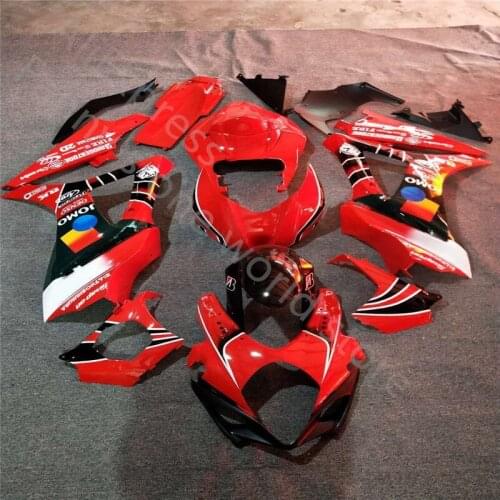 Red Black Injection Fairing set for SUZUKI K6 GSXR 600 750 2006 2007 ABS motorcycle fairing GSXR750 GSXR600 06 07 Fairing