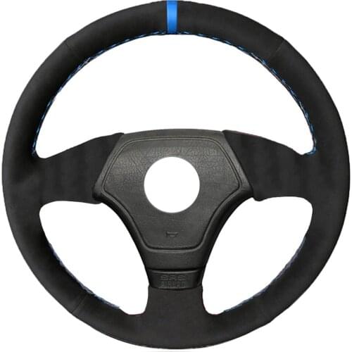 Alcantara Material Car Steering Wheel Cover for BMW 3 Series E36 E46 1995-2000 5 Series E39 1995-1999 8 Series E31 1995-1997