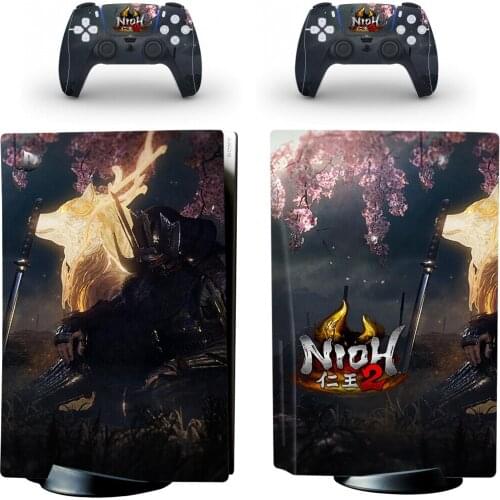 REN Style PS5 Disc Edition Skin Sticker for Playstation 5 Console & 2 Controllers Decal Vinyl Protective Skins Style 1