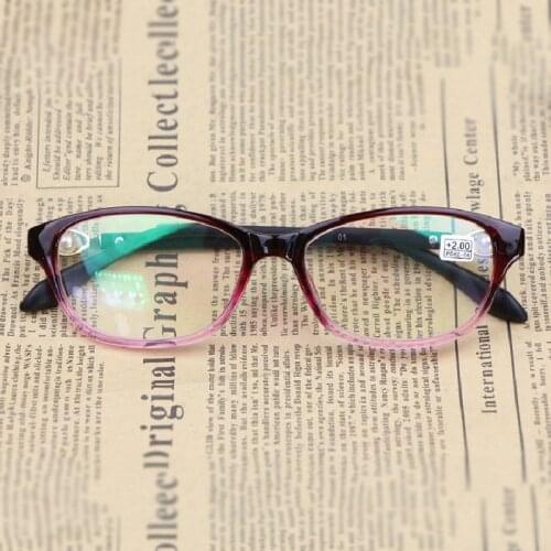 Hyperopia Plastic Titanium Frame Diamond High Definition Lenses Reading Glasses+1.0 2.0 2.5to 4.0 R192