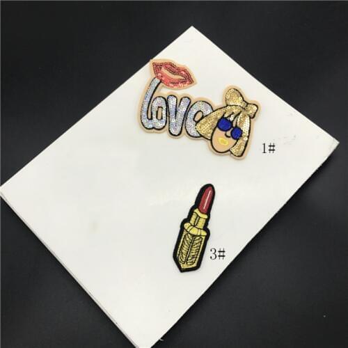 Wholesale 20pcs Embroidered Sewing On Patch Iron-On Patch Stickers For Clothes Sewing Fabric Applique Supplies YH19