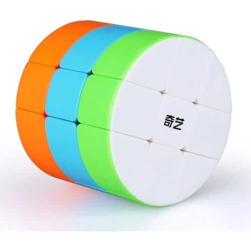 QiYi Barrel Cube 3x3 Educational Puzzle Puzzles For Children Smooth Speed Toys For Adults Strange-shape 3x3x3 Magic Cube