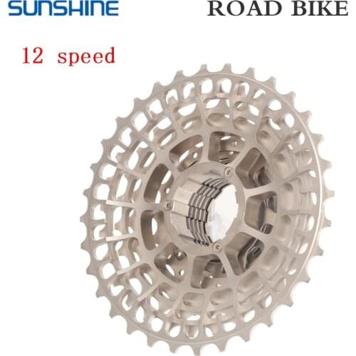 Sunshine 12 Speed Cassette 12V Road Bike Sprocket Freewheel Ratchet Star for Bicycle Shimano Ultegra K7 12S Sport Spare Part