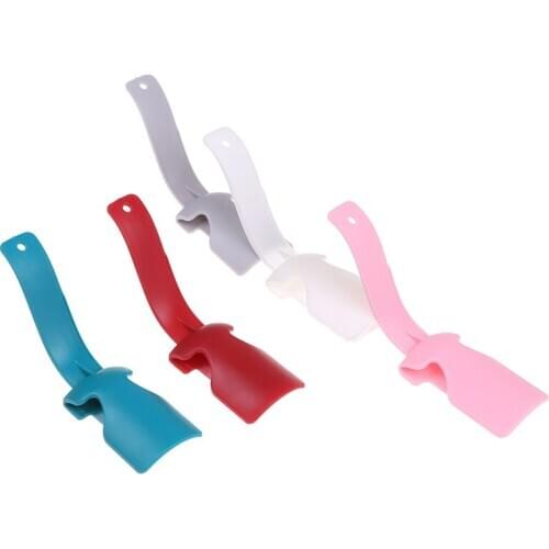 1PCS Unisex Shoes Wear Helper Home Lazy Shoe Horn Colorful Shoehorn Easy On And Off Shoe Sturdy Slip Aid Shoe Acessories