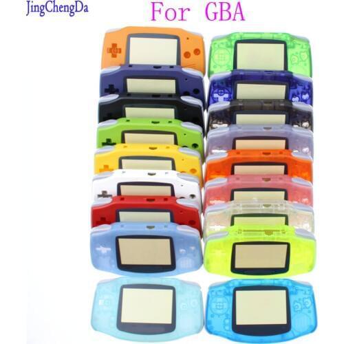 5Pcs New For GBA housing Housing Shell Case Cover+Screen Lens Protector +Stick Label for Gameboy Advance for GBA Console