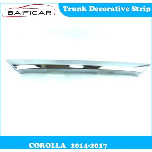Baificar Brand New Genuine Trunk Decorative Strip Tail Box Cover Electroplating Bright Seal for COROLLA 2014-2017