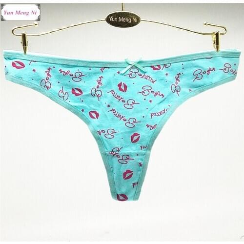 Free shipping 5pcs/lot Womens cotton panties Girl Briefs Fashion printed ladies underwear foreign trade sexy women thong 87357