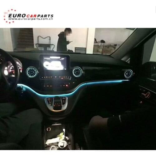 V class air conditoin cover fit for V-class W447 V260 V250 air-condition cover 4 or 2 pieces interior vents cover