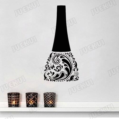 Makeup Bottle Pattern Decoration Beauty Salon Wallpaper Art Decor Wall Stickers for Girls Room Home Decals Poster TA670