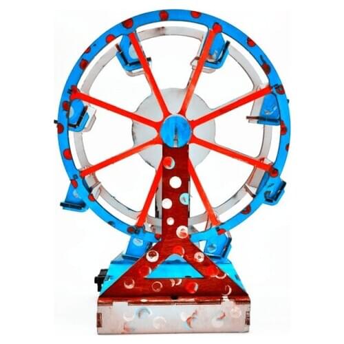 DIY Science Projects Electric Educational Ferris Wheel Build Your Own Model Stem Toys for Kids Explorer Kit Gifts